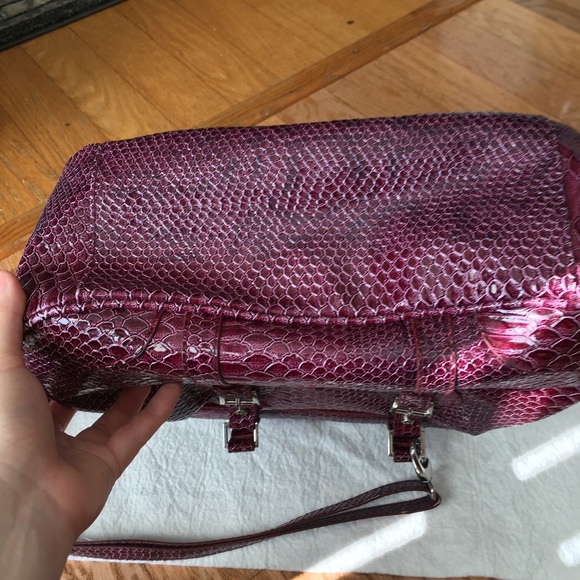 Purple snake print purse - Picture 6 of 8